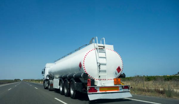 Tanker truck - Liquid transport.